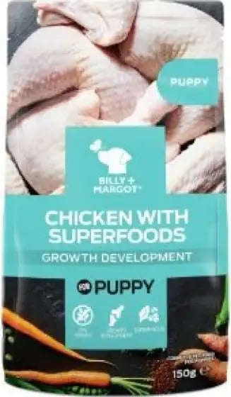 Billy & Margot Puppy Pouches Chicken With Superfoods Billy & Margot Puppy Pouches Chicken With Superfoods