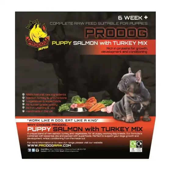 Prodog Raw Puppy Salmon With Turkey Mix