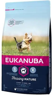 Eukanuba Thriving Mature Toy Breed Rich In Fresh Chicken Eukanuba Thriving Mature Toy Breed Rich In Fresh Chicken