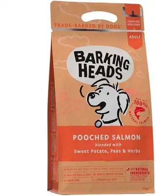 Barking Heads Adult Grain Free Dry Food Pooched Salmon Barking Heads Adult Grain Free Dry Food Pooched Salmon