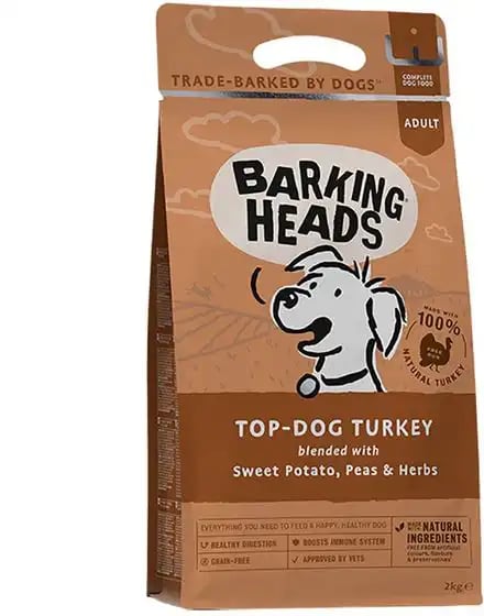 Barking Heads Adult Grain Free Dry Food Top-dog Turkey