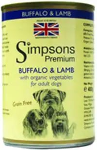 Simpsons Premium Adult Wet Food Buffalo & Lamb