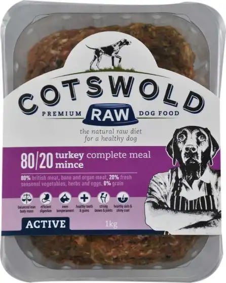 Cotswold Raw Active 80/20 Mince Turkey