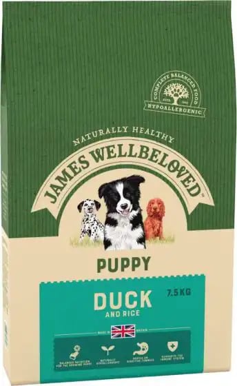 James Wellbeloved Puppy Dry Duck & Rice