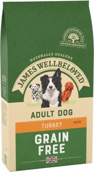 James Wellbeloved Adult Grain Free Dry Turkey & Veg