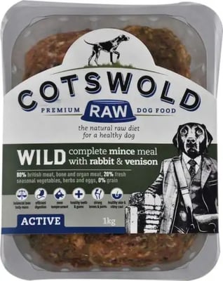 Cotswold Raw Active 80/20 Wild Rabbit & Venison Cotswold Raw Active 80/20 Wild Rabbit & Venison