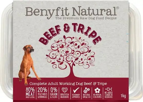 Benyfit Natural Adult Beef & Tripe Benyfit Natural Adult Beef & Tripe
