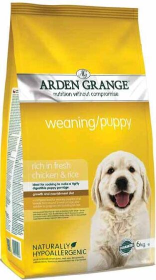 Arden Grange Weaning/Puppy Rich In Fresh Chicken & Rice Arden Grange Weaning/Puppy Rich In Fresh Chicken & Rice