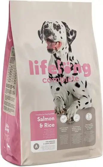 Lifelong Dry Adult for Medium & Large Breeds Salmon & Rice Lifelong Dry Adult for Medium & Large Breeds Salmon & Rice