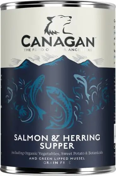 Canagan Adult Tins Salmon & Herring Supper Canagan Adult Tins Salmon & Herring Supper