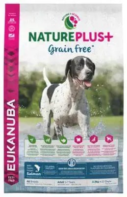 Eukanuba Natureplus+ Grain Free Adult With Freshly Frozen Salmon Eukanuba Natureplus+ Grain Free Adult With Freshly Frozen Salmon