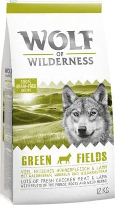 Wolf Of Wilderness Dry Adult Green Fields
