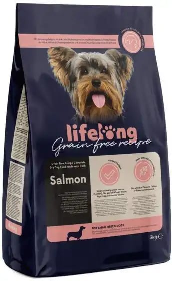 Lifelong Dry Adult Grain Free For Small Breeds Salmon Lifelong Dry Adult Grain Free For Small Breeds Salmon