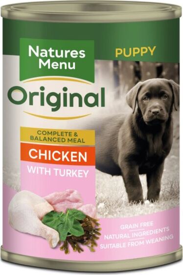 Natures Menu Original Cans Puppy Chicken With Turkey Natures Menu Original Cans Puppy Chicken With Turkey