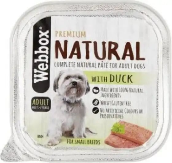 Webbox Naturals Adult Paté With Duck