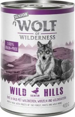 Wolf Of Wilderness Tins Senior Wild Hills
