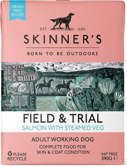 Skinner's Field & Trial Wet Foods Adult Salmon With Steamed Veg