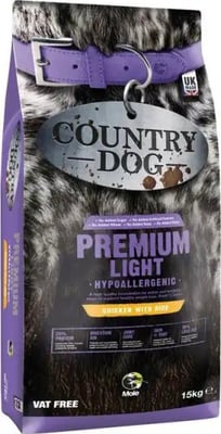 Country Dog Premium Adult 1+ Light Chicken With Rice