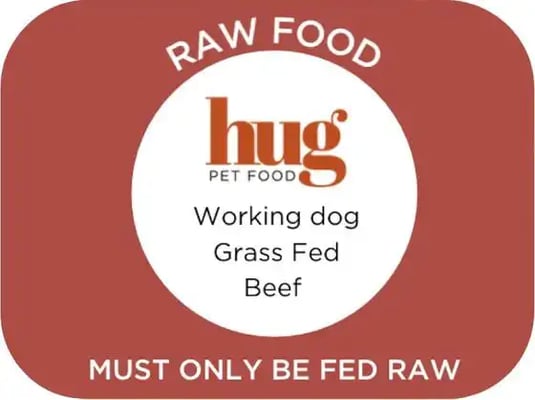 Hug Traditional Raw Adult Grass Fed Beef