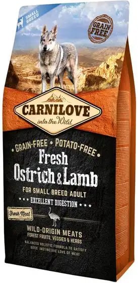 Carnilove Fresh Meat Adult Small Breed Fresh Ostrich & Lamb