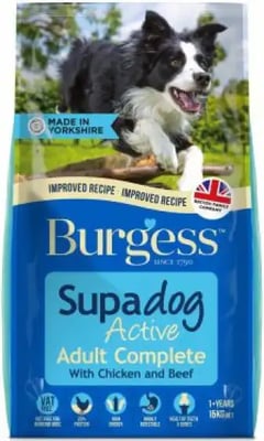 Burgess Supadog Active With Chicken And Beef Burgess Supadog Active With Chicken And Beef
