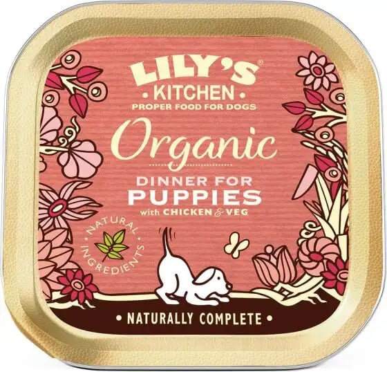 Lily's Kitchen Organic Trays Puppy Dinner For Puppies