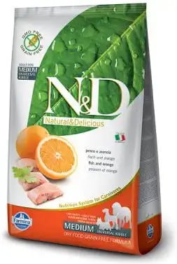 Farmina Natural & Delicious Adult Medium Fish & Orange Farmina Natural & Delicious Adult Medium Fish & Orange