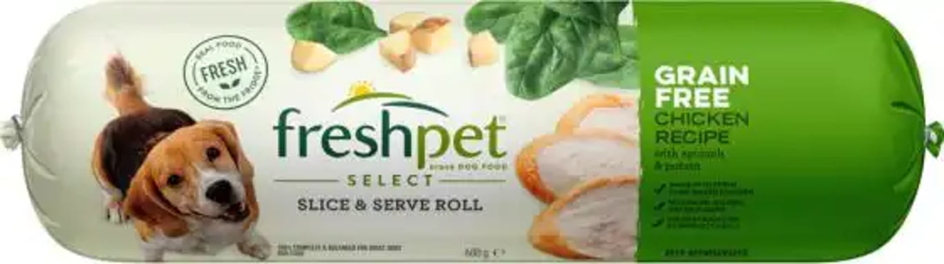Freshpet Select Rolls Grain Free Chicken Recipe