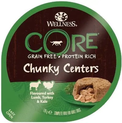 Wellness Core Chunky Centers Flavoured With Lamb, Turkey & Kale Wellness Core Chunky Centers Flavoured With Lamb, Turkey & Kale