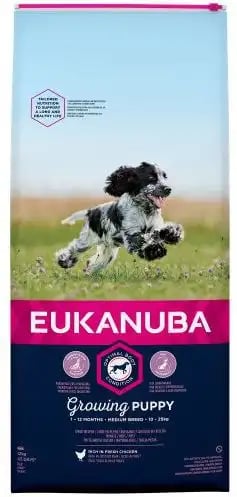 Eukanuba Growing Puppy Medium Breed Rich In Fresh Chicken