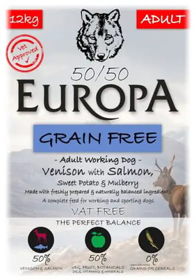 Europa 50/50 Grain Free Venison