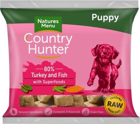 Natures Menu Country Hunter Nuggets Puppy Turkey & Fish Natures Menu Country Hunter Nuggets Puppy Turkey & Fish