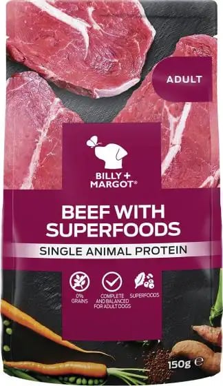 Billy & Margot Adult Pouches Beef With Superfoods Billy & Margot Adult Pouches Beef With Superfoods