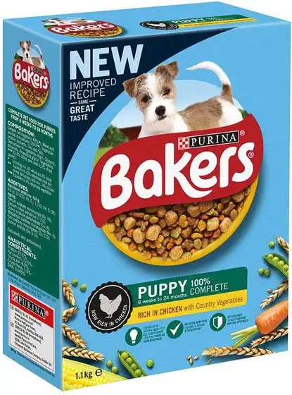 Bakers Puppy Rich In Chicken With Country Vegetables