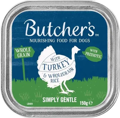 Butcher's Simply Gentle Foil With Turkey & Wholegrain Rice