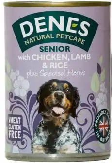 Denes Senior Tins With Chicken, Lamb & Rice Denes Senior Tins With Chicken, Lamb & Rice