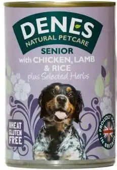 Denes Senior Tins With Chicken, Lamb & Rice