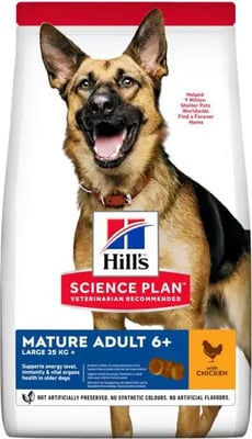 Hill's Science Plan Mature Adult 6+ Large With Chicken Hill's Science Plan Mature Adult 6+ Large With Chicken