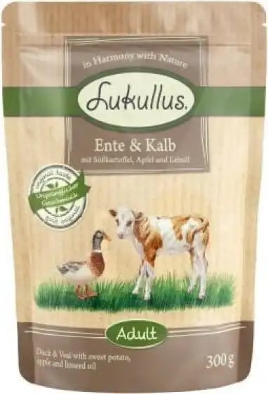Lukullus Adult Pouches Grain Free Duck & Veal