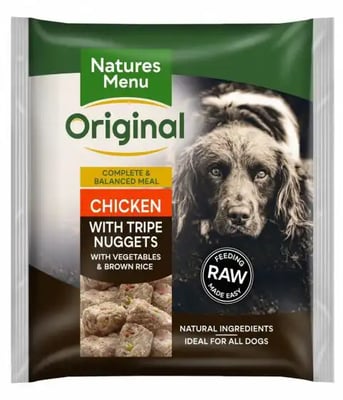 Natures Menu Original Nuggets Adult Chicken With Tripe