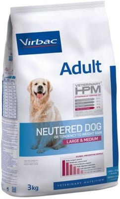 Virbac Veterinary HPM Adult Neutered Dog Large & Medium Large & Medium