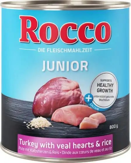 Rocco Junior Turkey With Veal Hearts & Rice