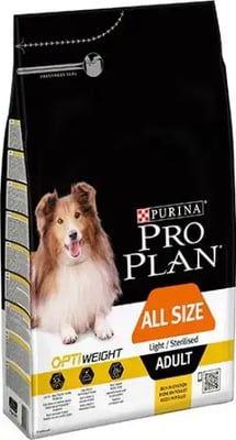 Pro Plan All Size Adult Light / Sterilised OptiWeight Rich In Chicken