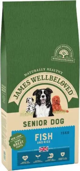 James Wellbeloved Senior Dry Fish & Rice