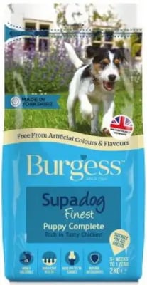 Burgess Supadog Finest Puppy Rich In Tasty Chicken Burgess Supadog Finest Puppy Rich In Tasty Chicken