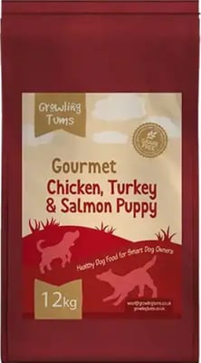 Growling Tums Gourmet Puppy Chicken, Turkey & Salmon Growling Tums Gourmet Puppy Chicken, Turkey & Salmon