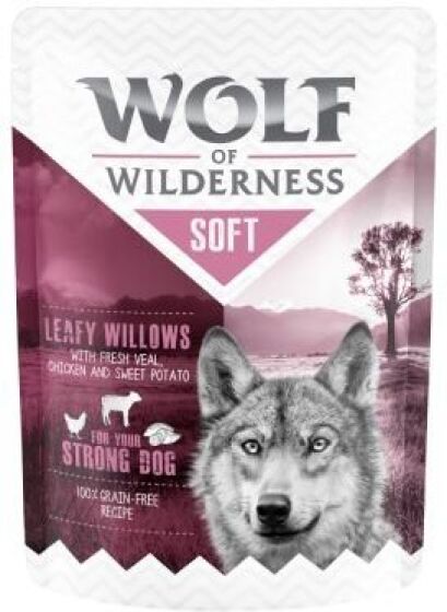 Wolf Of Wilderness Soft Pouches Adult Leafy Willows Wolf Of Wilderness Soft Pouches Adult Leafy Willows