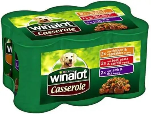 Winalot Casserole With Chicken & Vegetables In Gravy Winalot Casserole With Chicken & Vegetables In Gravy