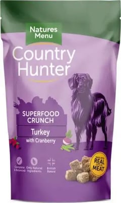 Natures Menu Country Hunter Superfood Crunch Turkey With Cranberry