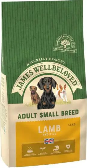 James Wellbeloved Adult Small Breed Dry Lamb & Rice James Wellbeloved Adult Small Breed Dry Lamb & Rice